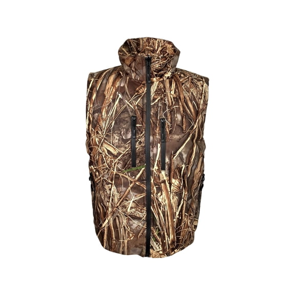 MidwayUSA Men's Duck Creek Waterfowl Insulated Vest Realtree Max-7 2XL Tall