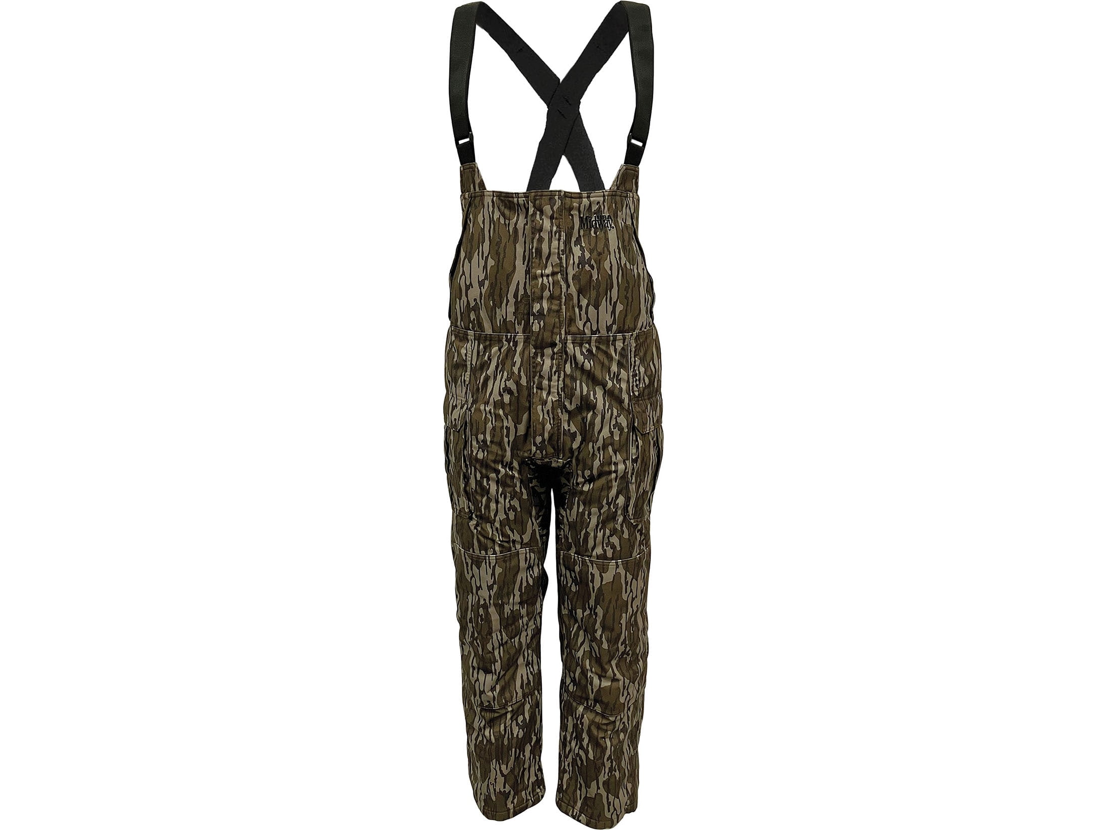 MidwayUSA Men's Elk Fork Bibs Mossy Oak Original Bottomland 3XL
