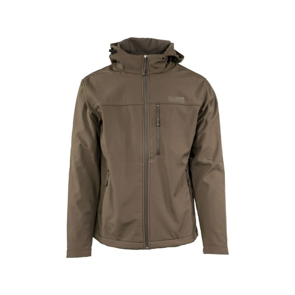 MidwayUSA Men's Firesteel Hooded Softshell Jacket Hawk Brown Medium