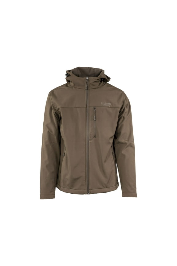 Men's Firesteel Hooded Softshell Jacket Hawk Brown XL Tall