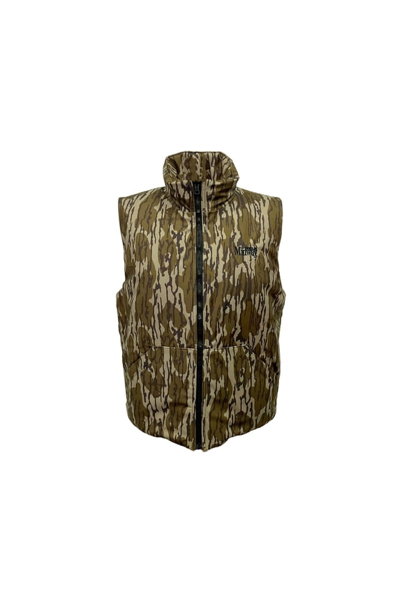 Men's Hunter's Creek Reversible Insulated Vest Mossy Oak Original Bottomland Camo/Blaze L
