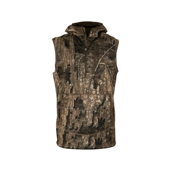 MidwayUSA Men's Full Season Soft Shell Hooded Insulated Vest Realtree Timber 2XL Tall