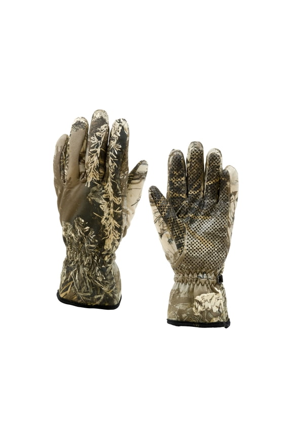 Men's Full Season Softshell Insulated Hunting Gloves Realtree Max-1 XT Medium
