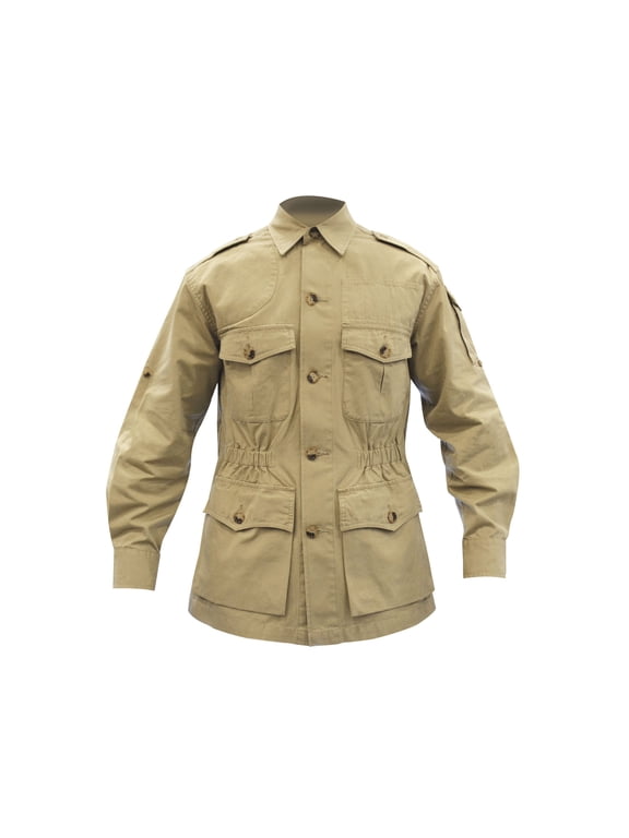 Men's Safari Jacket Khaki Large
