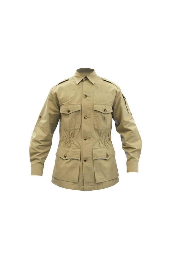 Men's Safari Jacket Khaki Large