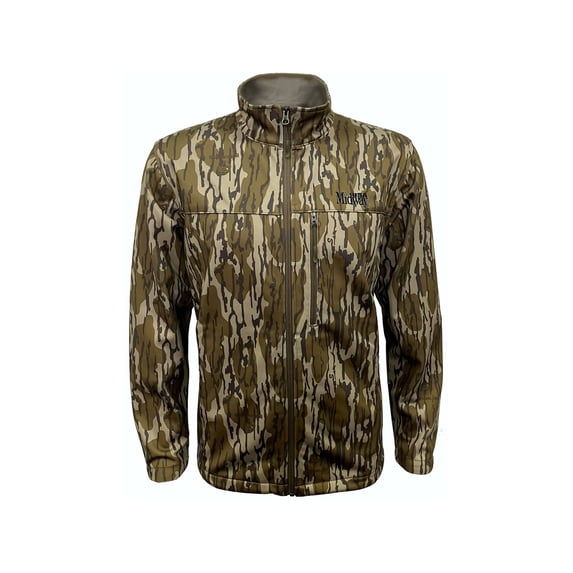 MidwayUSA Men's Stealth Softshell Jacket Mossy Oak Original Bottomland 3XL