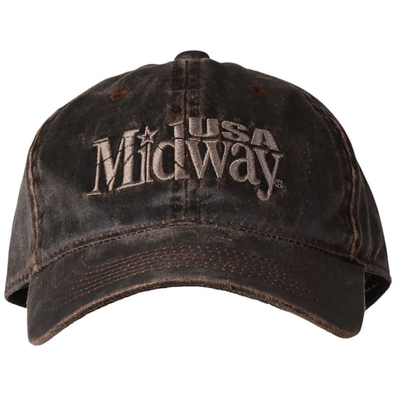 MidwayUSA Mens Waxed Hat Brown Heather