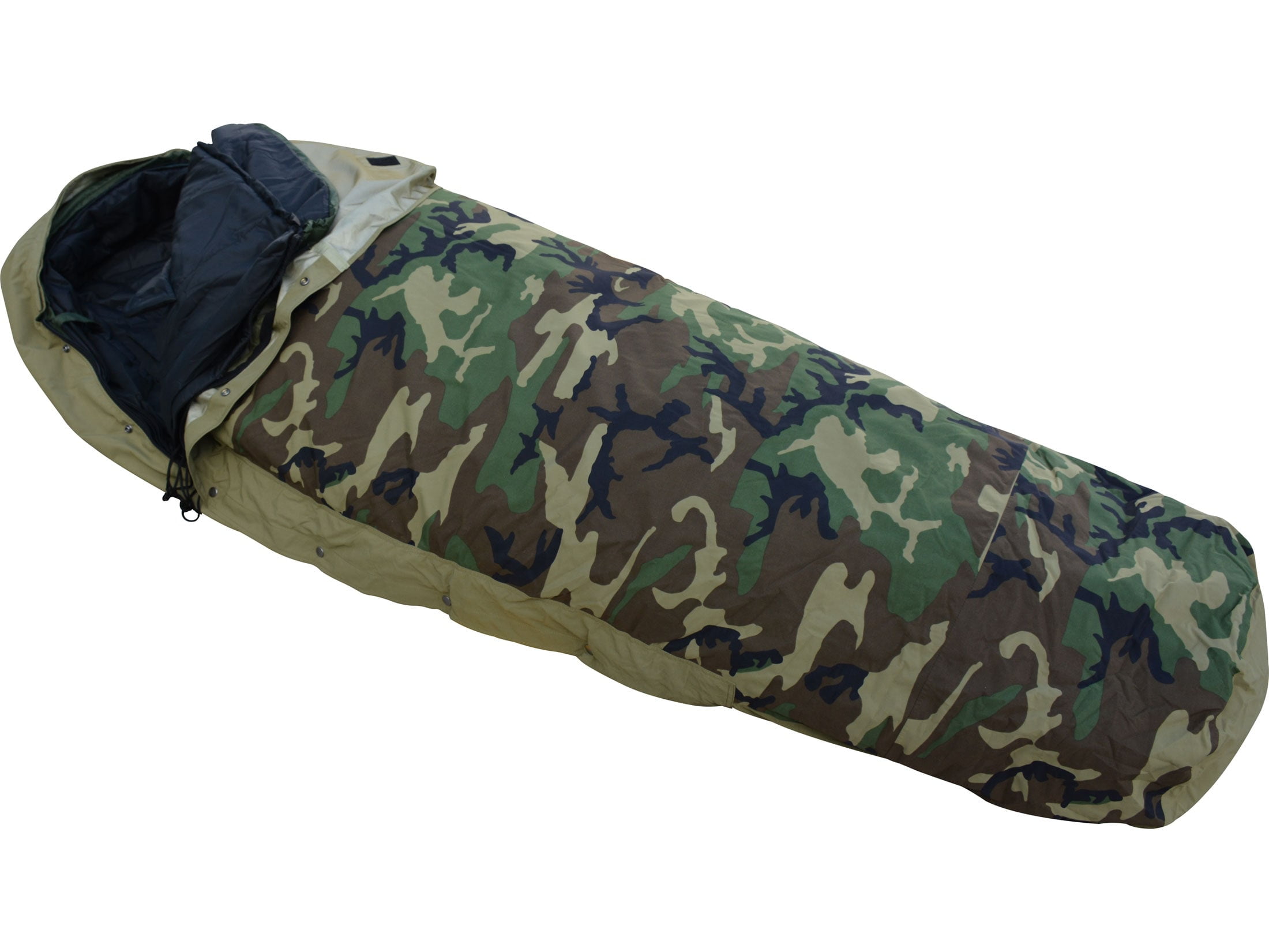 MidwayUSA Military Style 4-Piece ECWS -15 Degree Sleeping Bag System