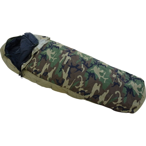 MidwayUSA Military Style 4-Piece ECWS -15 Degree Sleeping Bag System