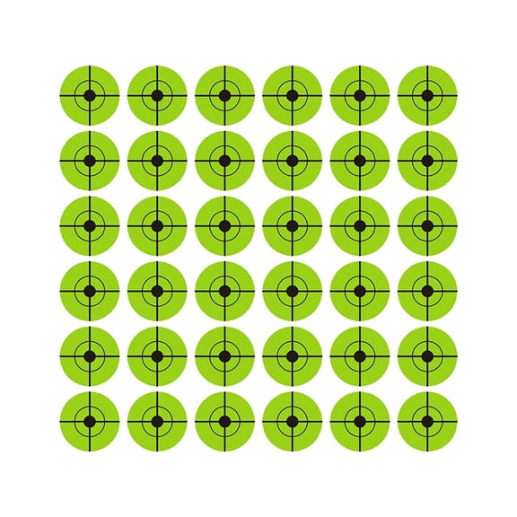 MidwayUSA Targets 1" Fluorescent Green 1008PK