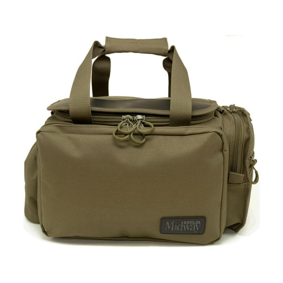 MidwayUSA Two Pistol Range Bag Olive Drab