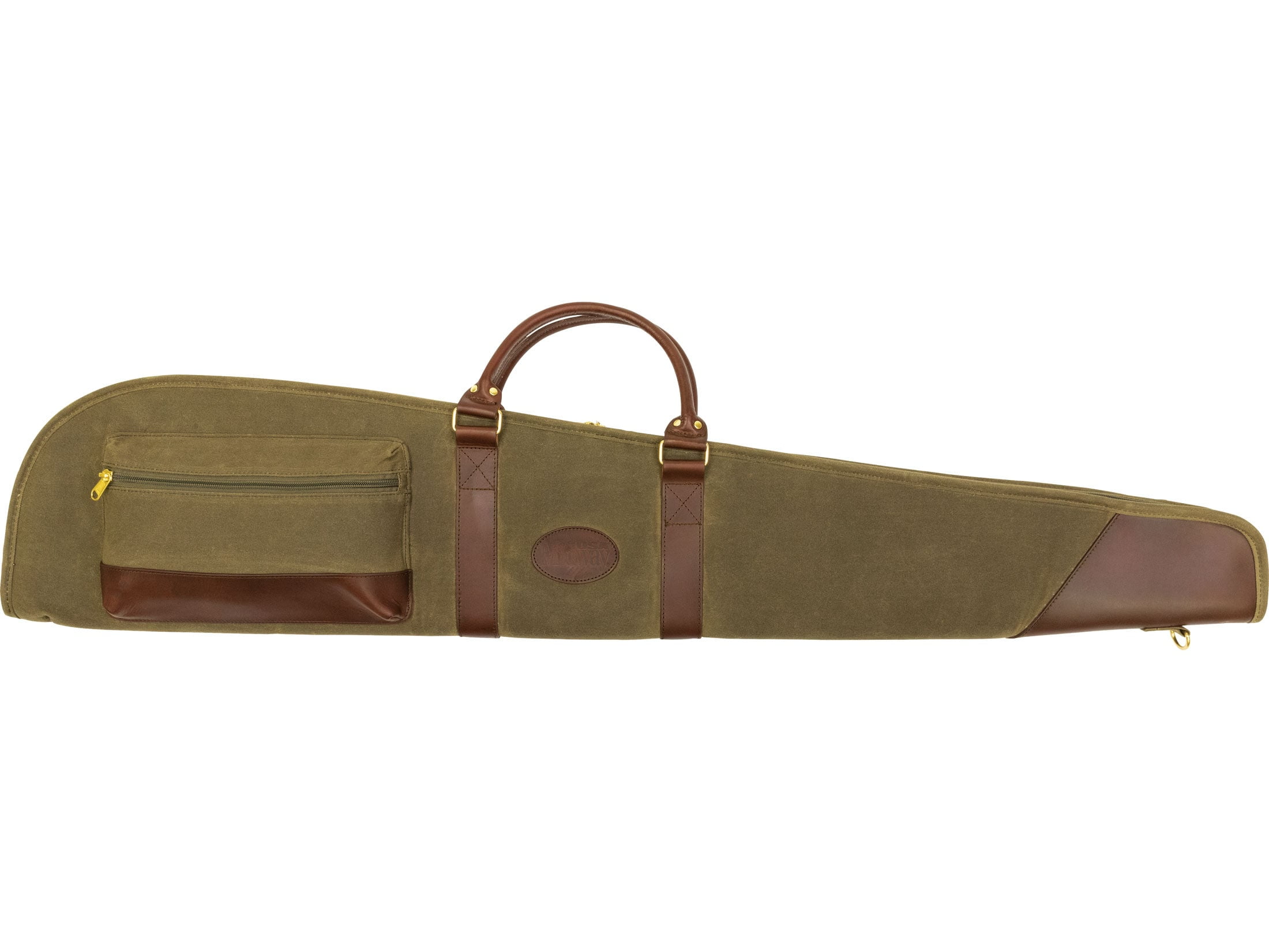 MidwayUSA Waxed Canvas Shotgun Case 46" Olive Brown