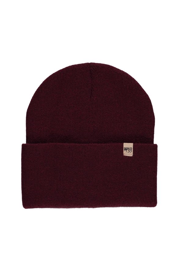 100% Merino Wool Knit Cuff Beanie- Midweight
