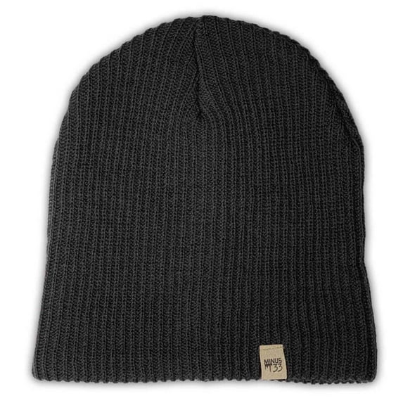 Midweight Knit Wool Beanie - 100% Merino Wool