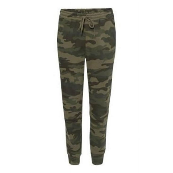 Midweight Fleece Pants, Forest Camo - Extra Small