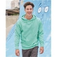 thumbnail image 1 of Midweight Hooded Sweatshirt, Blue Aqua - Small, 1 of 1
