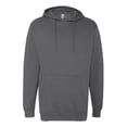 thumbnail image 1 of Midweight Hooded Sweatshirt, Charcoal - 3XL, 1 of 1