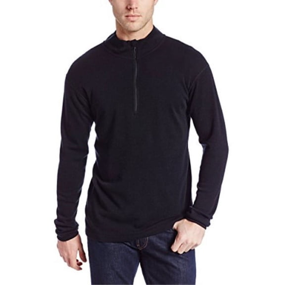 minus33 merino wool 714 isolation men's midweight 1/4 zip black medium(chest 39-41 pant waist 31-33 inseam 29-32 )