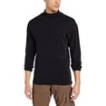 thumbnail image 1 of Men's Merino Wool Midweight Moisture Wicking Turtleneck - Black - X-Small, 1 of 2