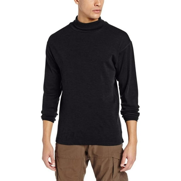 Midweight Men's Wool Turtleneck - 100% Merino Wool