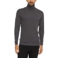thumbnail image 1 of Men's Merino Wool Midweight Moisture Wicking Turtleneck - Charcoal Gray - Large, 1 of 3