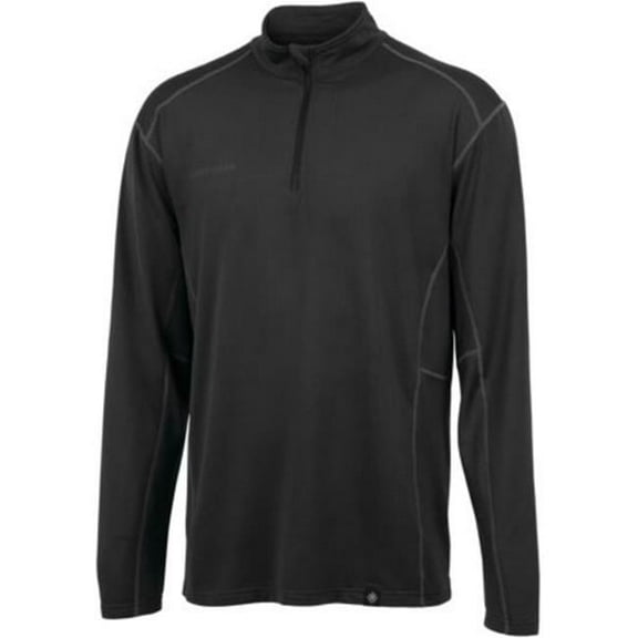 Midweight Mens Base Layer Long Sleeve Top, Dark Gray - Small