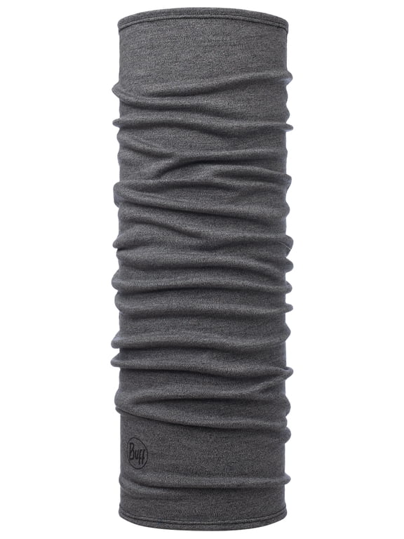 Midweight Mid Wool Buff Neck Warmer [Light Grey Melange]