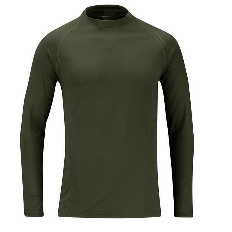 Midweight Polyester Spandex Moisture Wicking Odor Control Base Layer Top