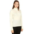 thumbnail image 1 of Midweight Women's Wool 1/4 Zip - 100% Merino Wool, 1 of 11