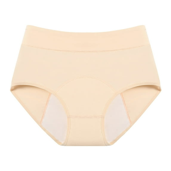 Midwennn High Waisted Leak Proof Panties Underwear for Women Leak Proof Overnight Menstrual Panties Briefs Women's Athletic Underwear