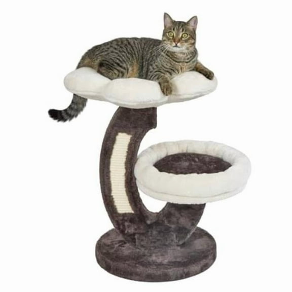 Midwest 104206 25.48 in. Feline Nuvo Lily Flower Cat Tree