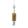 thumbnail image 1 of Midwest 31422119 5.5 in. Tuscan Winery Fleur De Lis Wish Inspirational Decorative Pink Faux Gem Accented Wine Cork, 1 of 2