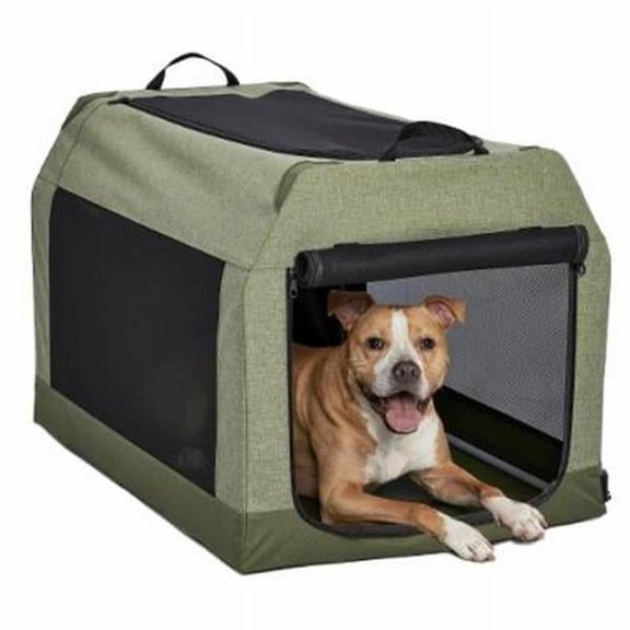 Midwest 277572 36 in. Green Canine Camper Soft Tent Dog Crate