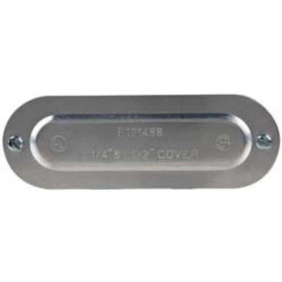 Midwest 450 1-1/4 In & 1-1/2 In Aluminum Form 5 Conduit Body Cover,