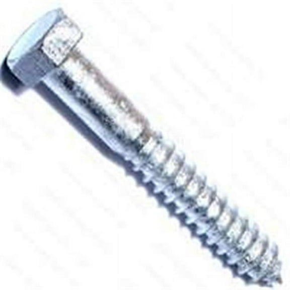 Midwest 5595 Lag Screw, 1/2 in x 3-1/2 in, Hot Dip Galvanized, Grade 2 per BX 25
