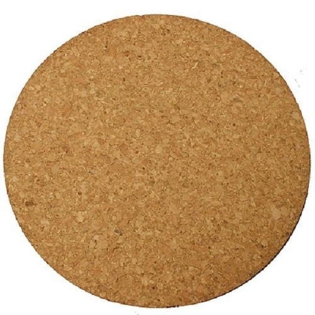 Midwest Air CM12 12" Round Cork Floor / Pot Protector Cork Saucer Mat ...