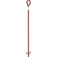 thumbnail image 1 of Midwest Air Tech 3 In. x 30 In. Red Steel Screw-In Earth Anchor 901113A, 1 of 2