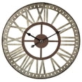 thumbnail image 1 of Midwest-CBK Antique Style Roman Numeral Wall Clock - Galvanized Metal 18", 1 of 1