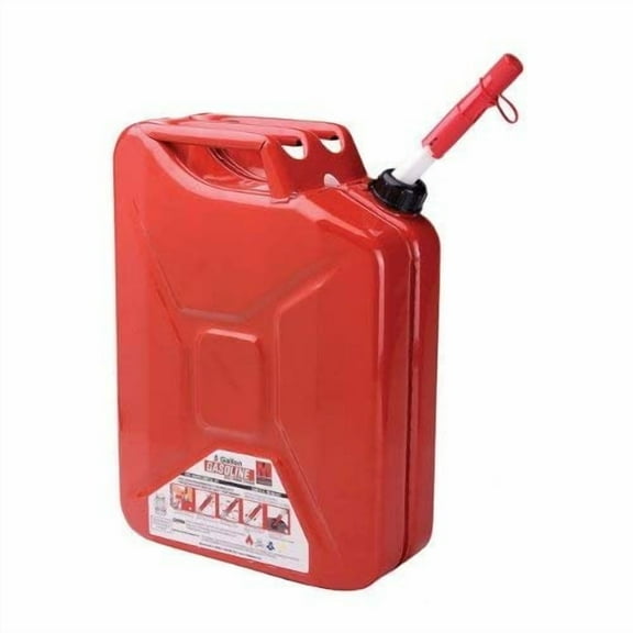 Midwest Can 5 Gallon Metal Gas Can - Red