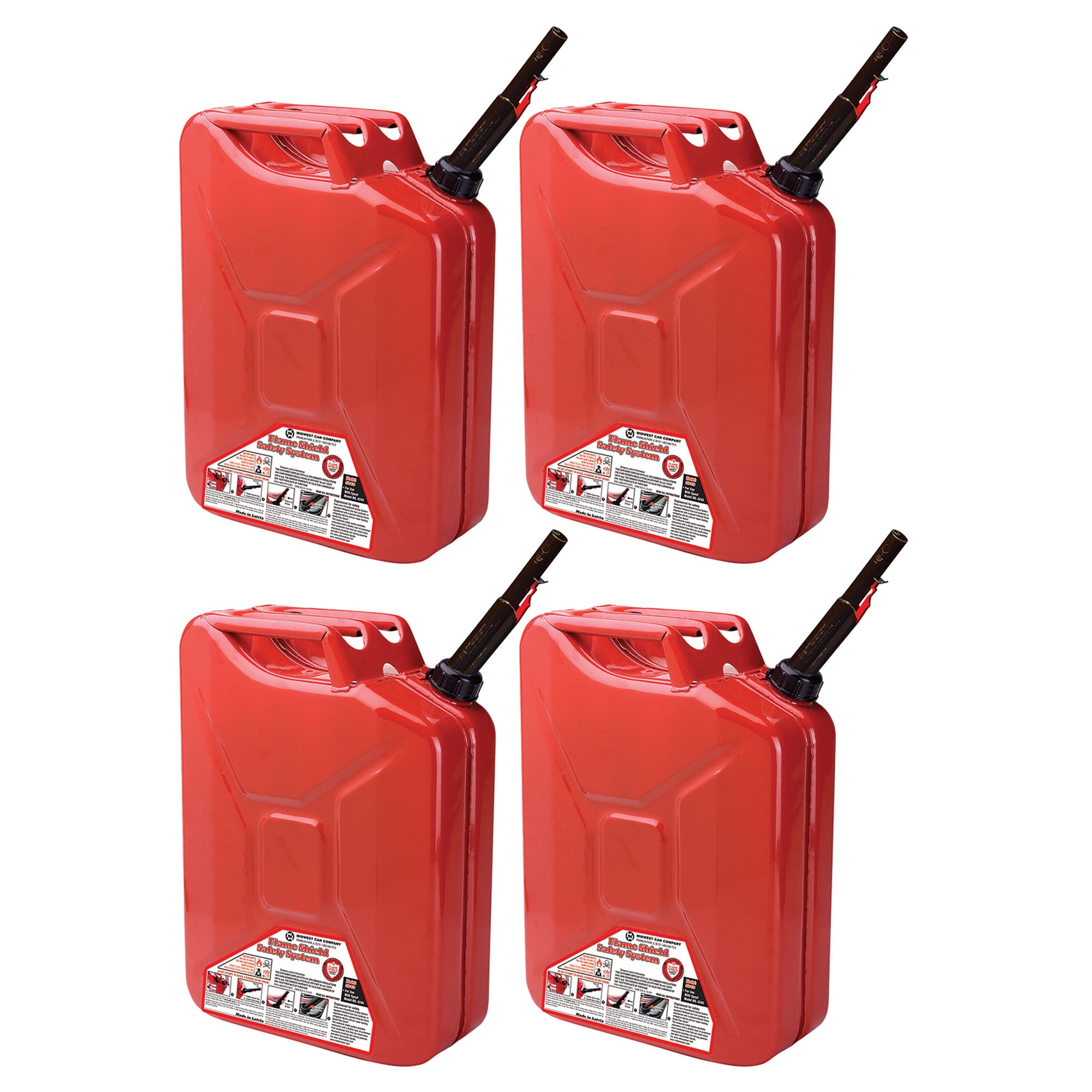 2-Gallon Scepter SmartControl Red Gas Container Height 14, Length 9.70,  Weight 1.31 Pounds