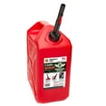 thumbnail image 1 of Midwest Can 5110 plastic Military Style gas can 5 gallon capacity, Plastic Military Style Gasoline, Red, 1 of 12