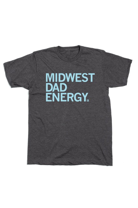 Midwest Dad Energy Graphic Tee TShirt Gift