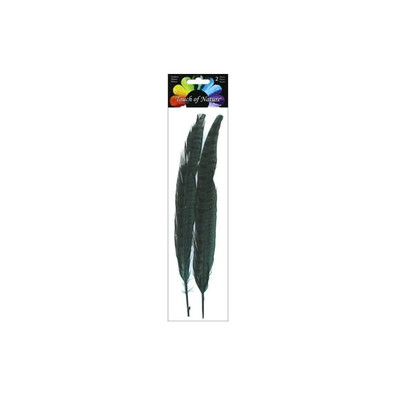 Midwest Design Feather Pheasant 10-12" Em Green2pc