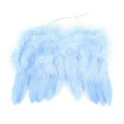 THE COSTUME CENTER Midwest Design Imports 10973 Mini Feather Wings&#44; Light Blue - 3 Piece