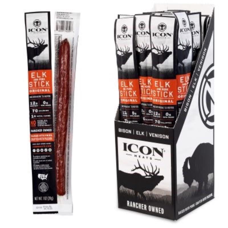 ICON Meats Elk & Pork Original Sticks 1 oz Pouch - Walmart.com