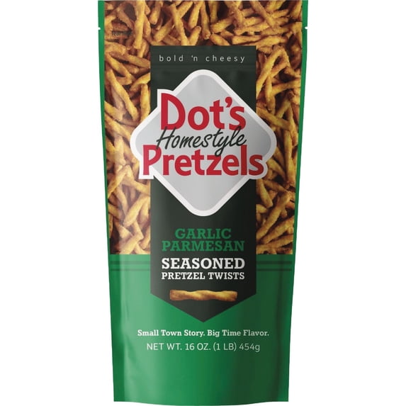 Midwest Distribution Dot's Parmesan Garlic Pretzels - Pack of 12