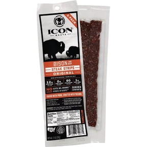 Midwest Distribution Icon Steak Strip Jerky - Pack of 8
