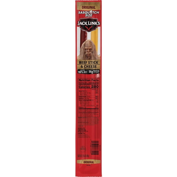 Midwest Distribution Jack Link's XL Beef & Cheese Stick Combo - Pack of 6