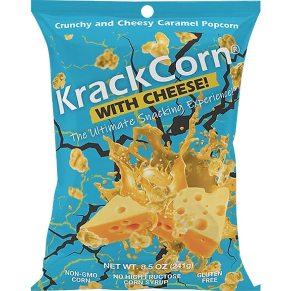 Midwest Distribution KrackCorn Caramel Corn with Cheddar Cheese - Single Pack