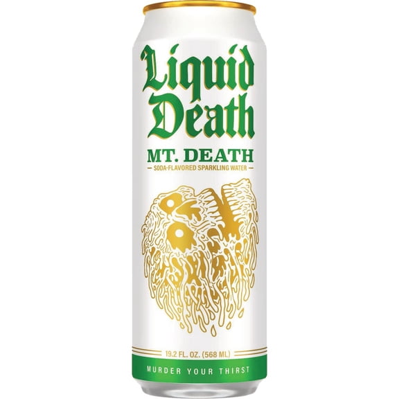 Midwest Distribution Liquid Death 19.2 Oz. Sparkling Water - Pack of 2